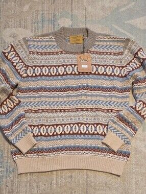Peruvian Link Scandinavian Crewneck Sweater. Size M. Unisex. NWT